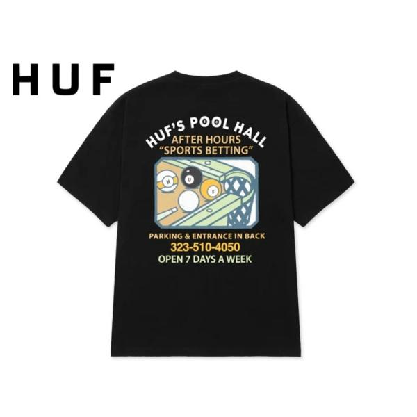 HUF ハフ RACK EM UP T-SHIRTS BLACK Tシャツ ブラック 23059