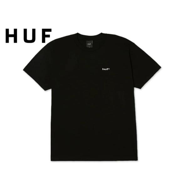 HUF ハフ 89 EMBROIDRED T-SHIRTS BLACK Tシャツ ブラック 23066