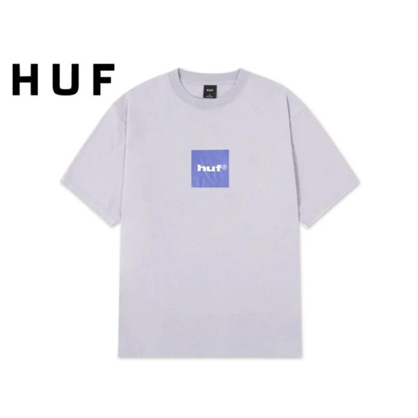 HUF ハフ 89 BOX LOGO T-SHIRTS LILAC CHALK/PURPLE 89ボックス Tシャツ ライラックチョーク/パープル 23067