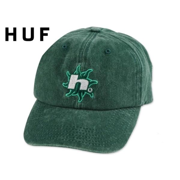 HUF ハフ SOL DENIM 6 PANEL CV WASHED CAP WASHED FOREST GREEN デニム キャップ ウォッシュド フォレストグリーン 23070