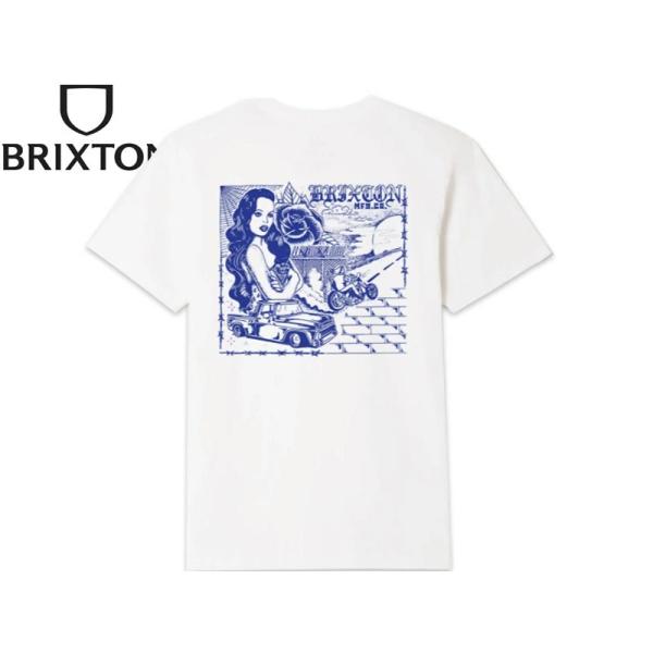 BRIXTON ブリクストン CISCO STD T-SHIRTS WHITE Tシャツ ホワイト 23081