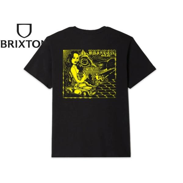 BRIXTON ブリクストン CISCO STD T-SHIRTS BLACK Tシャツ ブラック 23081