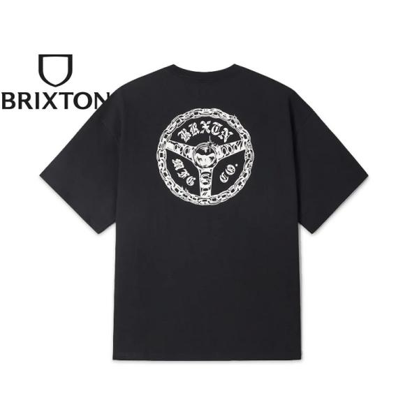 BRIXTON ブリクストン BRIXTON DRIVE T-SHIRTS BLACK Tシャツ ブラック 23084