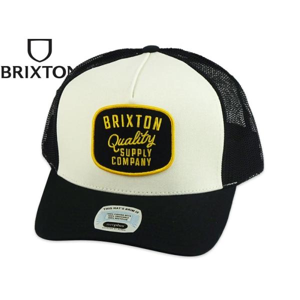 BRIXTON ブリクストン HUBAL C NP MP TRUCKER CAP BLACK/OFF WHITE フバル メッシュキャップ ブラック/オフホワイト 23087