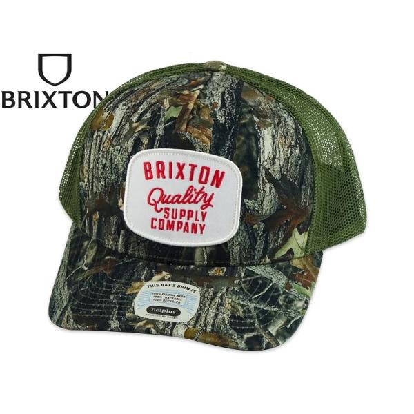 BRIXTON ブリクストン HUBAL C NP MP TRUCKER CAP TREE CAMO/OLIVE フバル メッシュキャップ ツリーカモ/オリーブ 23087