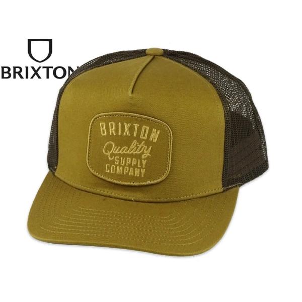 BRIXTON ブリクストン HUBAL C NP MP TRUCKER CAP DUSTED OCHRE フバル メッシュキャップ ダステッド オークル 23087