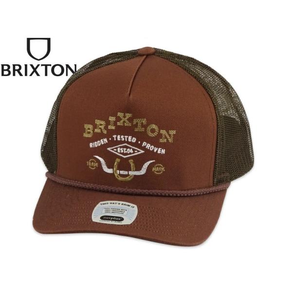 BRIXTON ブリクストン BEEKMAN C NP MP TRUCKER CAP BROWN メッシュキャップ ブラウン 23090