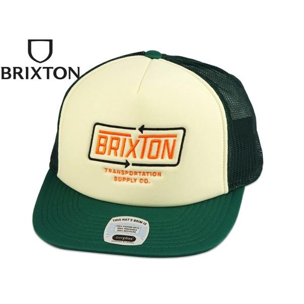 BRIXTON ブリクストン CALDWELL NP HP TRUCKER CAP PRIMAL GREEN/WHITE CAP スナップバックキャップ グリーン/ホワイトキャップ 23092