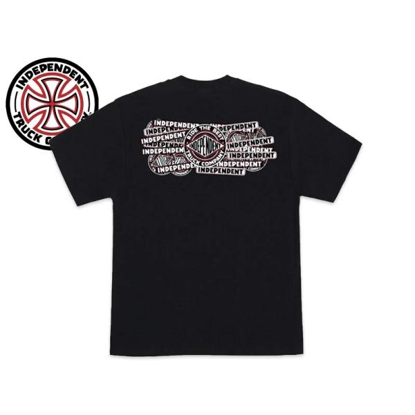INDEPENDENT インディペンデント STICKER SLAP HEAVYWEIGHT T-SHIRTS BLACK Tシャツ ブラック 23118