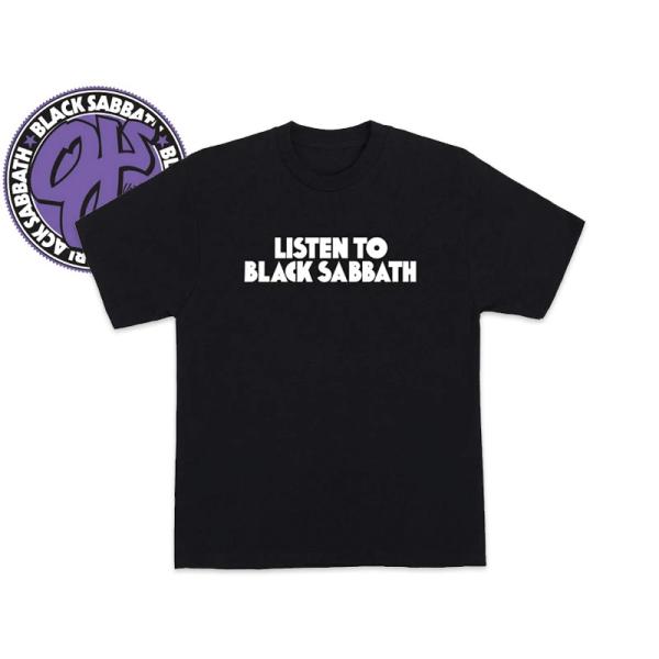 OJ WHEEL×Black Sabbath オージェーウィール×ブラックサバス Listen To Black Sabbath T-SHIRTS BLACK Tシャツ ブラック 23125
