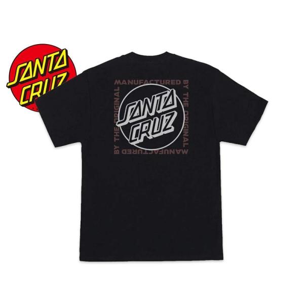 SANTA CRUZ サンタクルーズ OPUS SQUARED HEAVYWEIGHT T SHIRT BLACK Tシャツ ブラック 23130