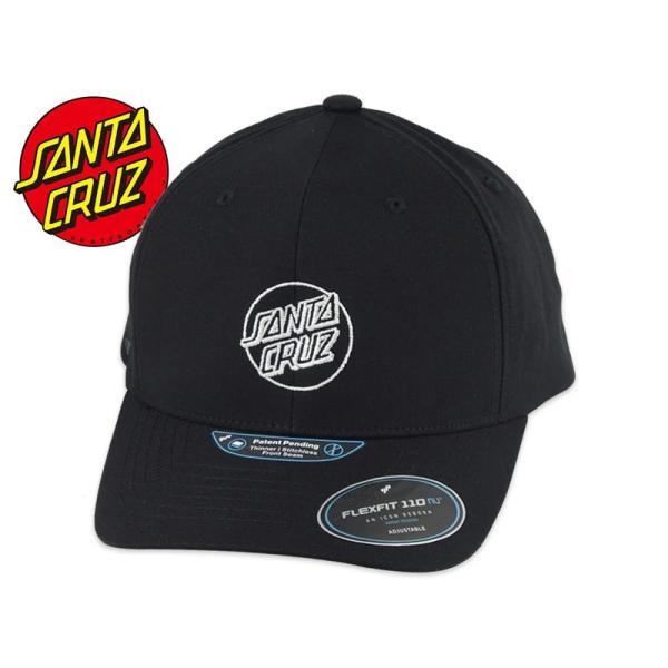SANTA CRUZ サンタクルーズ OPUS DOT SNAPBACK STRUCTURED CAP BLACK スナップバック ブラック 23135