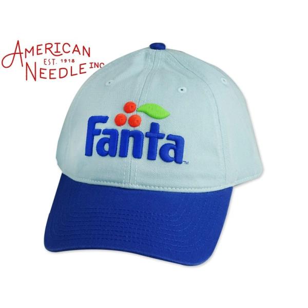 AMERICAN NEEDLE アメリカンニードル FANTA BALLPARK HAT BEVERAGE MAKER LOGO RUISSEAU/BLUE ファンタ リュイソー/ブルー 23145