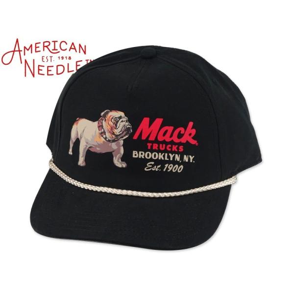 AMERICAN NEEDLE アメリカンニードル CANVAS CAPPY HAT MACK TRUCK BLACK マックトラック キャップ ブラック 23147