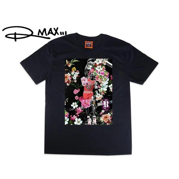 R MAX CLOTHING アール マックス クロージング JORDAN FLOWER T-SHIRTS BLACK ジョーダン フラワー Tシャツ ブラック 23157