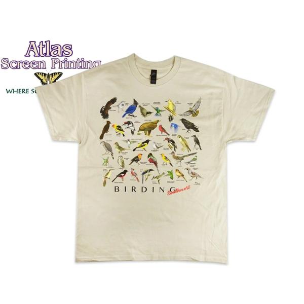 ATLAS SCREEN PRINTING アトラススクリーンプリンティング Birding Southwest WILD COTTON TEE SAND ツリー Tシャツ サンド 23164