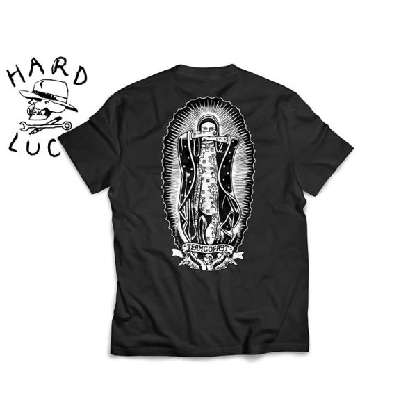 HARD LUCK ハードラック LADY G MONO T-SHIRTS BLACK レディーＴシャツ ブラック 23173