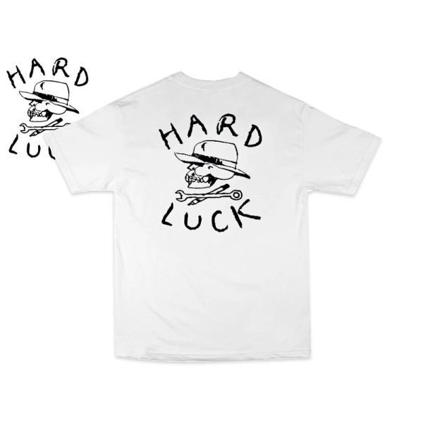 HARD LUCK ハードラック OG LOGO COLORS T-SHIRTS WHITE カラーＴシャツ ホワイト 23179