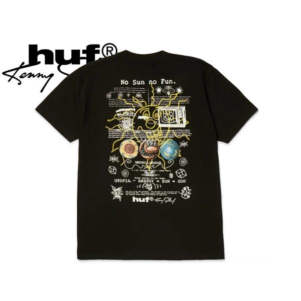 HUF×Kenny Scharf ハフ×ケニー・シャーフ PHILOSOPHY T-SHIRTS BLACK Tシャツ ブラック 23182