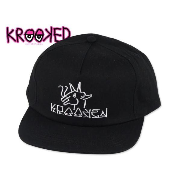 KROOKED クルキッド TARRAGON CAP BLACK キャップ ブラック 23218