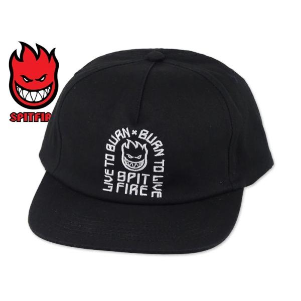 SPITFIRE スピットファイヤー LBT ARCH FLAT SNAPBACK BLACK スナップバック ブラック 23231