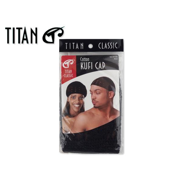 TITANDONNA タイタンドナ COTTON KUFI CAP BLACK コットンカフィキャップ ブラック 3097