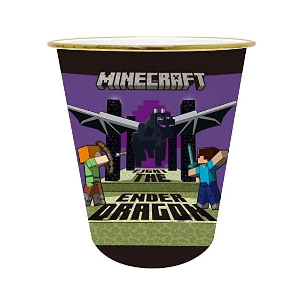 ケイカンパニー Minecraft ダストボックス パープル H235×Φ213mm MCT