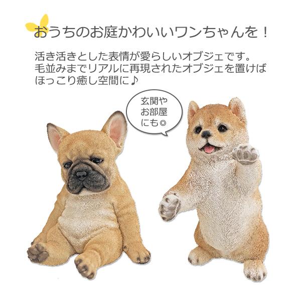 ガーデンマスコット 置物 庭 玄関 動物 おしゃれ 可愛い オーナメント インテリア 柴犬 フレンチブル リアル ガーデニング オブジェ アニマル ゆうパケット不可 Syu 8 Stream 通販 Yahoo ショッピング