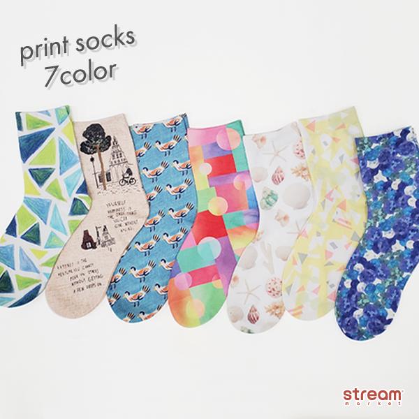 ゆうパケット6点まで可 靴下 婦人用 女性用 レディース おしゃれ かわいい プリント クルーソックス カラフル フルーツ ハワイ ギフト プレゼント 23 25cm Yy C Stream 通販 Yahoo ショッピング