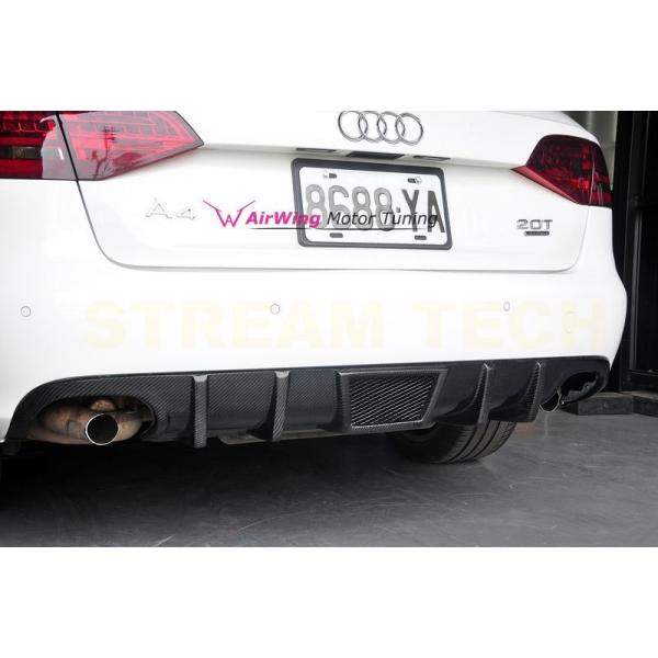 AUDI アウディ B8 A4 Sライン S4 前期用 DTMタイプ カーボン リア