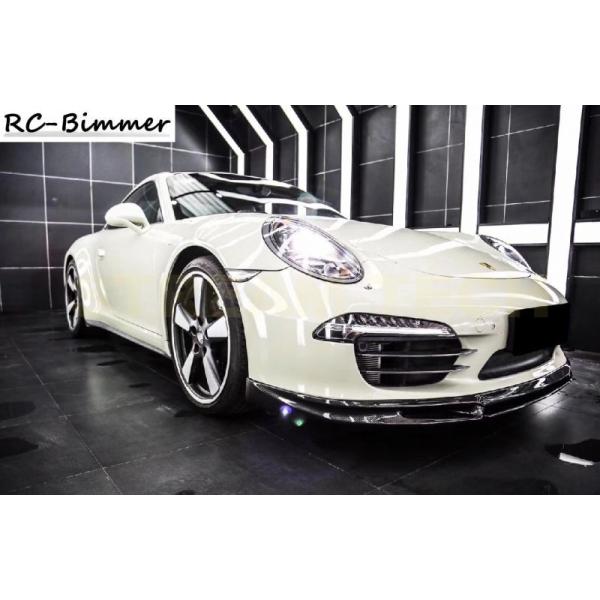 ポルシェ　991純正フロントリップスポイラー　GTSスポーツデザインバンパー用 PORSCHE ポルシェ 911 992 カレラ GTS /スポーツデザインPKG