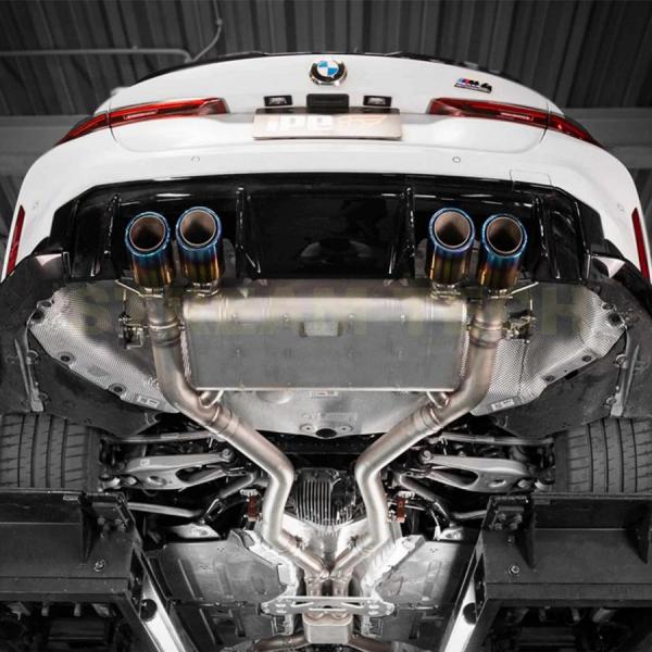 iPE イノテック BMW G80 M3 G82 M4 3.0Lエンジン 2021年〜用 可変バルブマフラー フルシステム ステンレス製 フロントパイプ センタ
