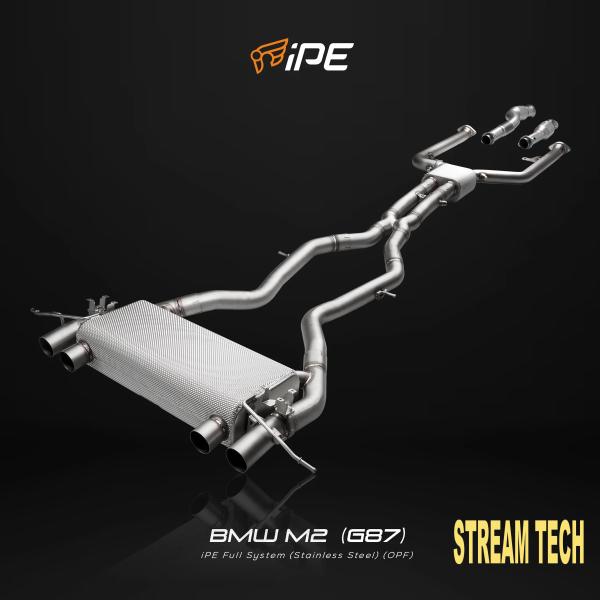 iPE イノテック BMW G87 M2用 可変バルブ マフラー フルシステム ステンレス製 触媒 テールエンド クーペ Mシリーズ