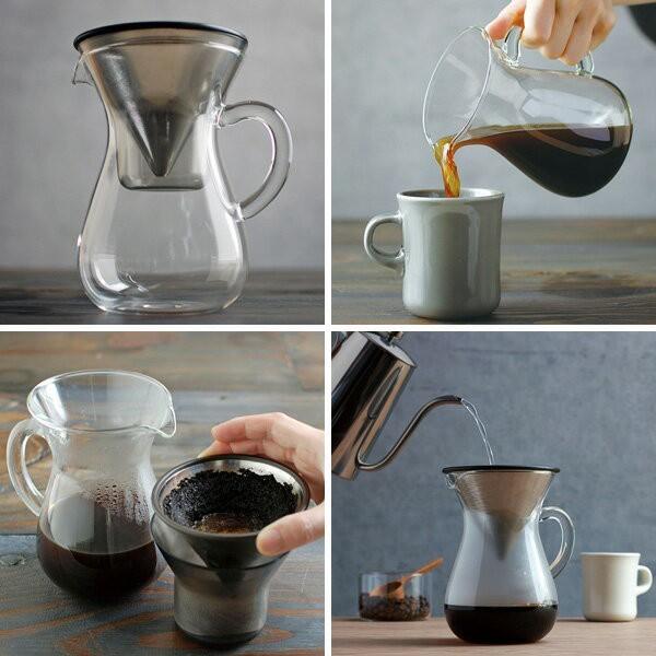 Kinto キントー Slow Coffee Style コーヒーカラフェセット ステンレス 600ml 約4杯分 Kinto Coffekarafeset Stream Tech 通販 Yahoo ショッピング