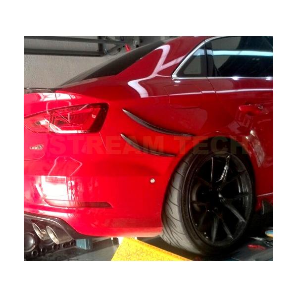 AUDI アウディ 8V A3 S3 前期用 カーボン リアカナード 4点セット リア 