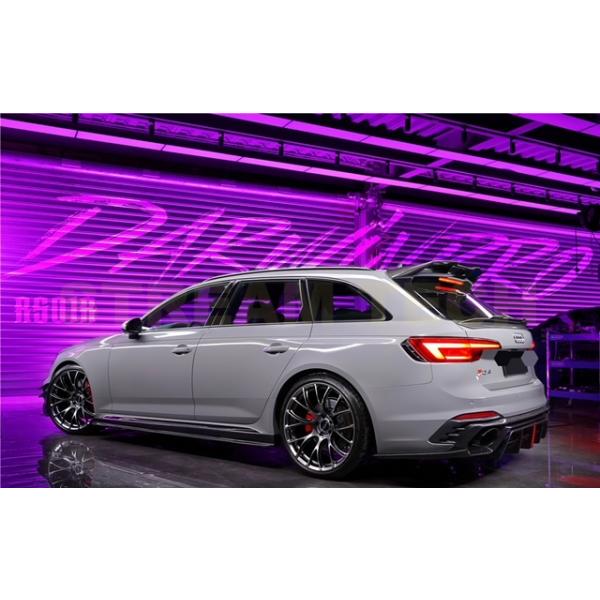 AUDI アウディ B9 RS4 アバント用 BKSS ブラックシリーズ カーボン ルーフスポイラー タイプII リアハッチスポイラー ルーフウイング リアルー