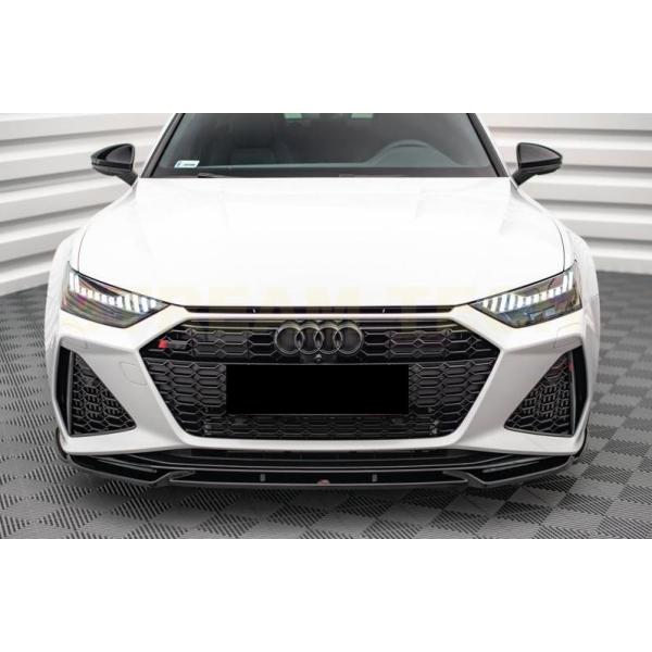 AUDI アウディ C8 A6 S6用 RSタイプ ハニカムグリル 2種類有 センターグリル フロントグリル ラジエターグリル RSグリル バンパーグリル ブラ