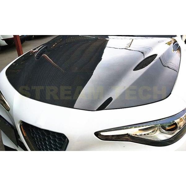 アルファロメオ　ジュリア　エンジン　プロテクト　クアドリフォリオ　カバー Alfa Romeo アルファロメオ ジュリア用 クアドリフォリオタイプ ダクト