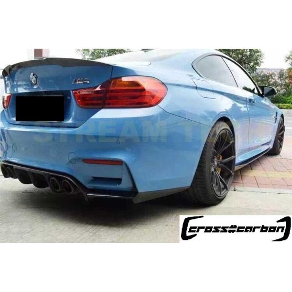 BMW F32 F33 4シリーズ F82 F83 M4用 Jタイプ カーボン サイドスカート