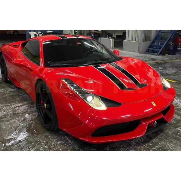 Ferrari フェラーリ 458 イタリア用 スペチアーレ仕様 ドライカーボン フルエアロセット ボディキット フルキット バンパー サイドステップ ボンネッ