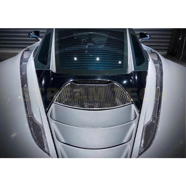 McLaren マクラーレン 720S クーペ スパイダー用 カーボン エンジンフードガーニッシュ 2種類有 フードガーニッシュ エクステリア エアロ シュタイ
