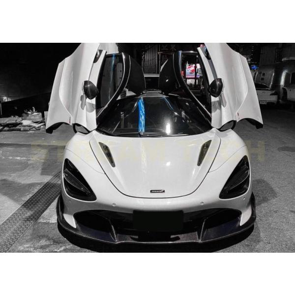 McLaren マクラーレン 720S用 VRSタイプ ドライカーボン フロントスポイラー リップスポイラー フロントリップ バンパーリップ アンダーリップ カ