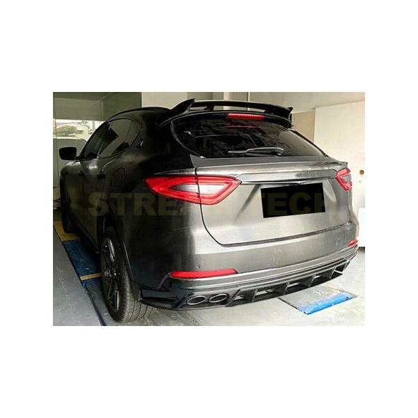 MASERATI マセラティ レヴァンテ用 カーボン リアハッチスポイラー 3