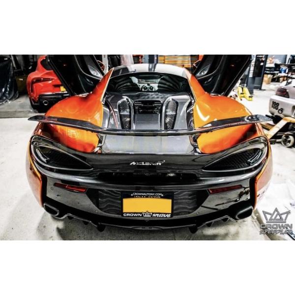 McLaren マクラーレン 540C 570S 570GT 用 NOVI スタイル リア カーボン GT ウイング リア ウイング ノビテック