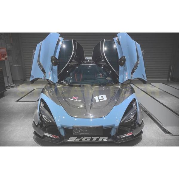 McLaren マクラーレン 720S用 セナGTRタイプ カーボン フロントバンパー 4種類有 バンパー エアロパーツ 綾織カーボン フォージドカーボン