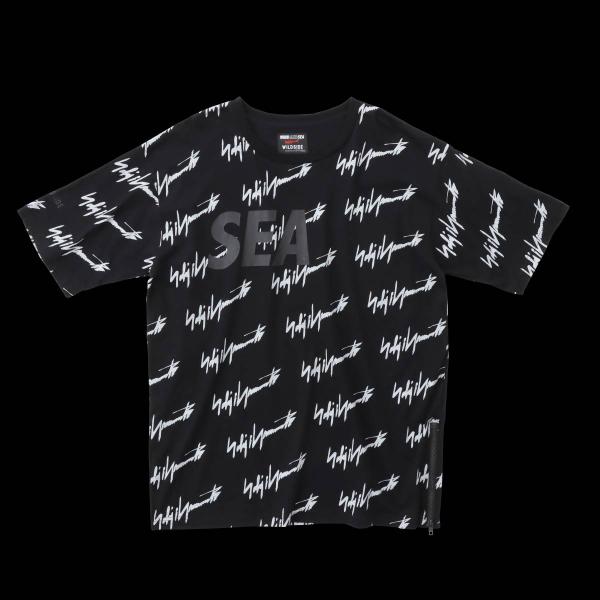 ウインダンシー✖️ヨウジヤマモトブラック クルーネック トレーナー WIND AND SEA（ウィンダンシー） 22SS ×WILDSIDE ヨウジヤマモト