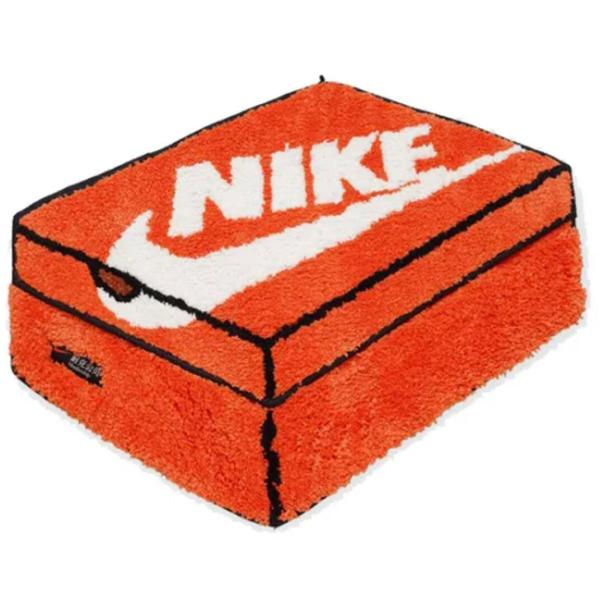 NIKE シューズボックス型 玄関マット ラグ オレンジ　5個 NIKE（ナイキ） NIKE BOX RUGMAT ORANGE ボック : OPINION COSMETIC