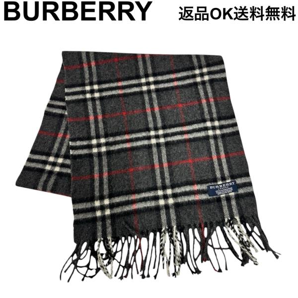 ★美品★Burberrys バーバリー★ノバチェック柄 マフラー★イギリス製 BURBERRY（バーバリー） ノバチェック マフラー ストール メリノウール