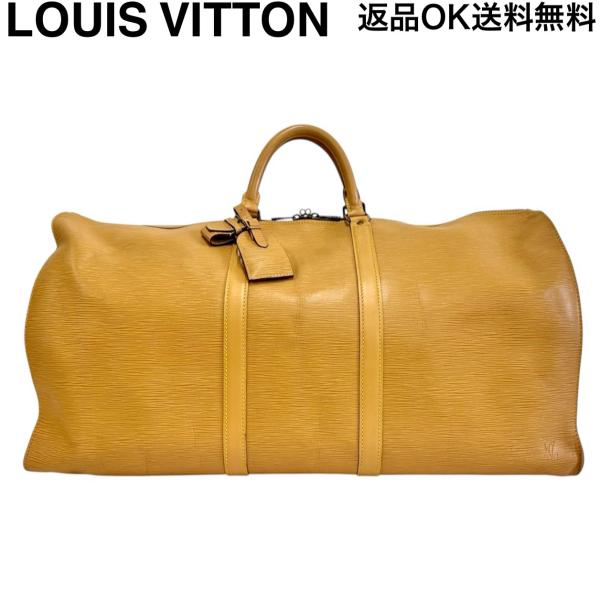 LOUIS VUITTON ルイヴィトン エピ　キーポル50 ボストン ベージュ LOUIS VUITTON（ルイ・ヴィトン） 【返品OK】LOUIS VUITTON エピ