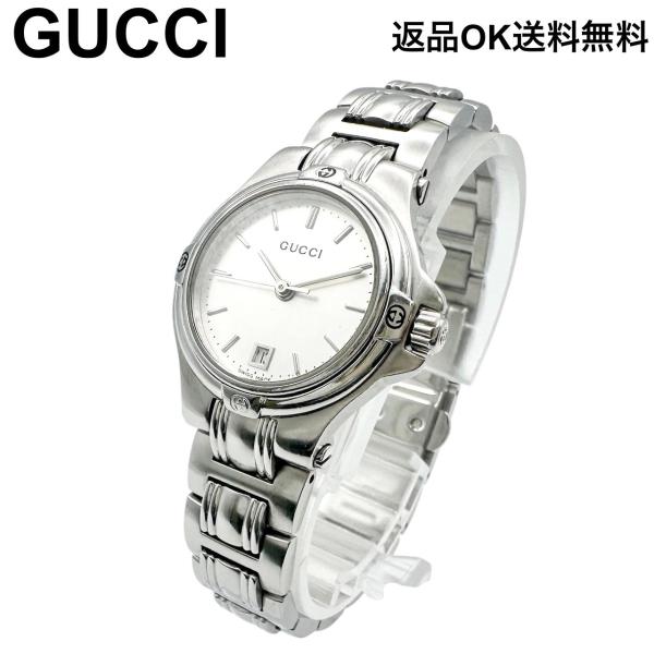 GUCCI（グッチ） 【返品OK】新品電池交換済み クォーツ 9040L デイト